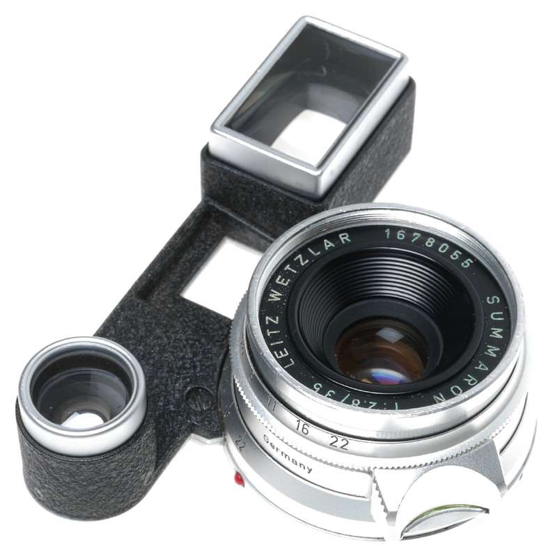 Leica Summaron 1:2.8/35mm lens w/goggles for M3 box caps wonderful SIMWO Leitz