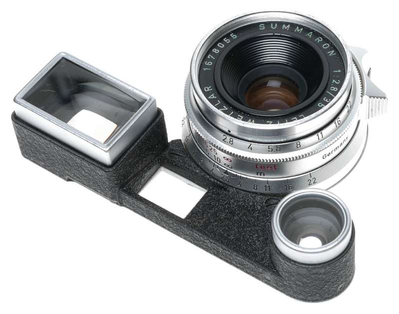 Leica Summaron 1:2.8/35mm lens w/goggles for M3 box caps wonderful SIMWO Leitz