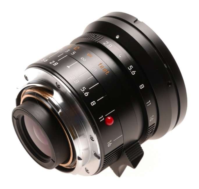 Leica Elmarit-M 2.8/21mm ASPH. lens 11135 wide angle 6-Bit caps hood f21