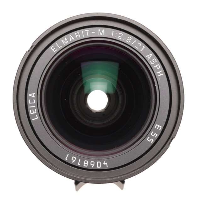 Leica Elmarit-M 2.8/21mm ASPH. lens 11135 wide angle 6-Bit caps hood f21