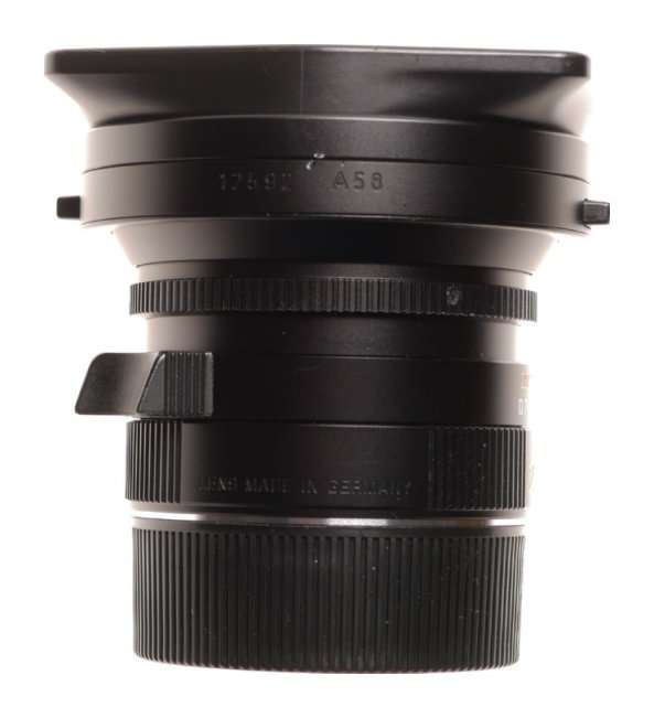Leica Elmarit-M 2.8/21mm ASPH. lens 11135 wide angle 6-Bit caps hood f21
