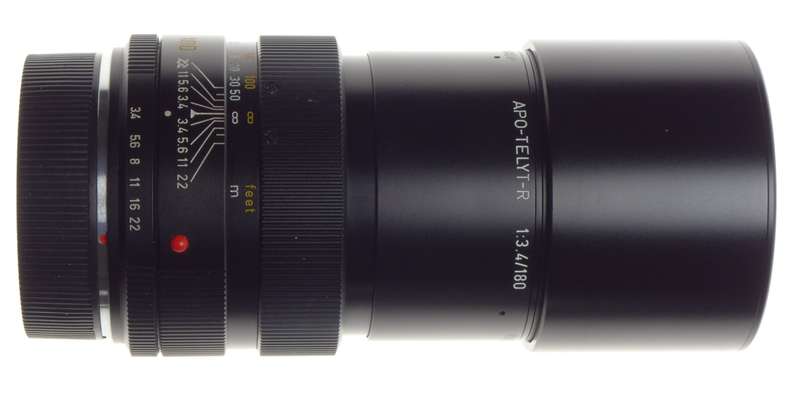 mint- Leica Apo-Telyt-R 1:3.4/180mm SLR camera lens Canada rare f=180 caps 11242