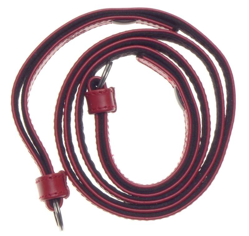 14457 Leica MINT Red leather camera strap for M10 M240 digital and analog camera