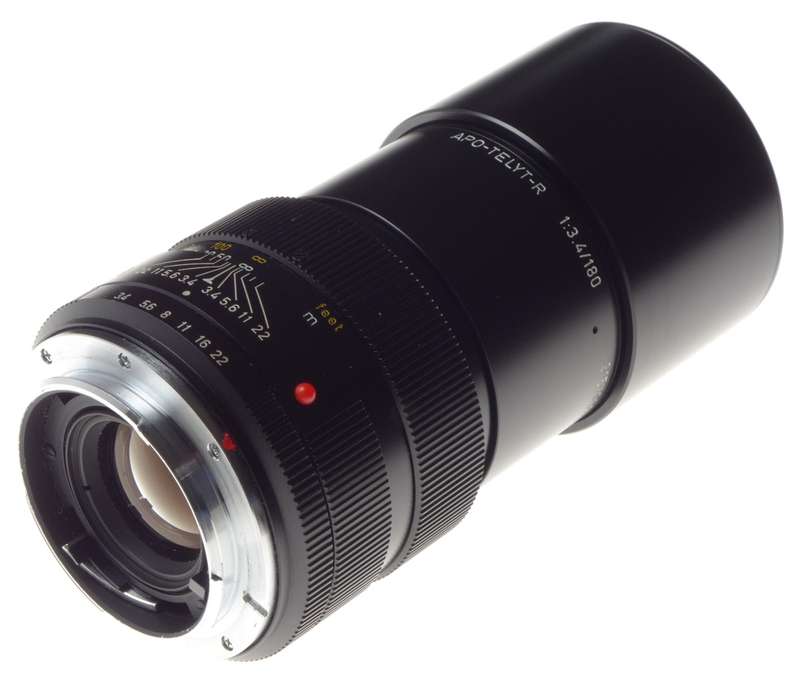 mint- Leica Apo-Telyt-R 1:3.4/180mm SLR camera lens Canada rare f=180 caps 11242