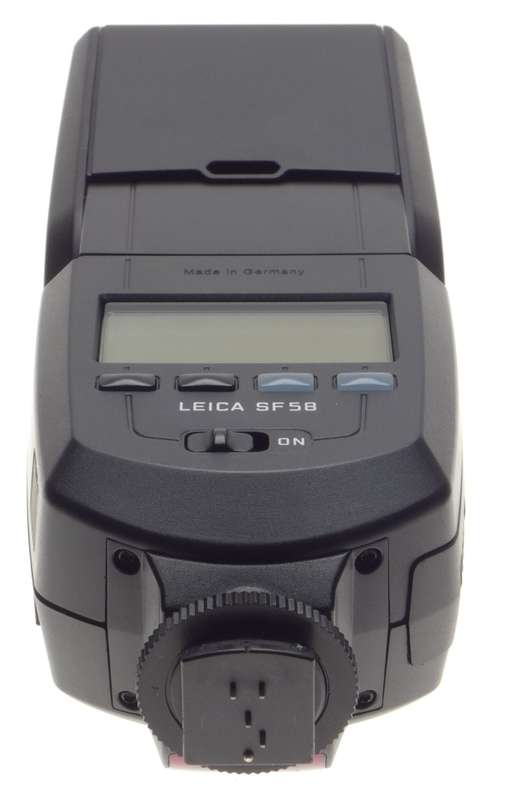 Leica SF58 flash gun blitzgeraet boxed manual pouch 14488 excellent condition