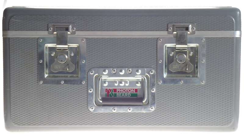 Photon beard custom made Alluminum flight travel camera case heavy duty padded