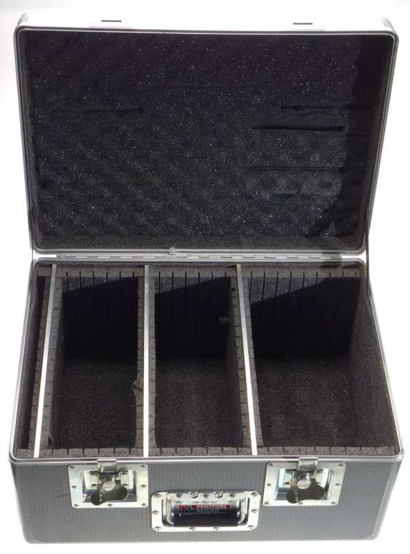 Photon beard custom made Alluminum flight travel camera case heavy duty padded