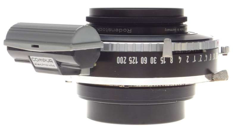 RODENSTOCK Imagon rare lens compur electronic 3 box hood f=250mm used condition