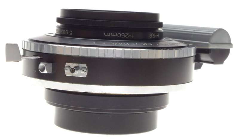 RODENSTOCK Imagon rare lens compur electronic 3 box hood f=250mm used condition