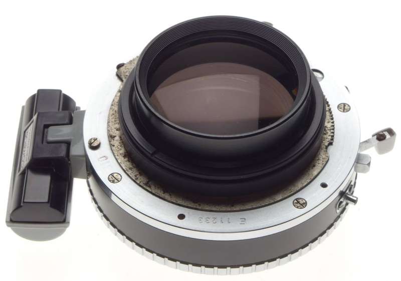 RODENSTOCK Imagon rare lens compur electronic 3 box hood f=250mm used condition