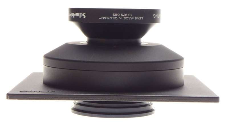 SINAR Super-Angulon 5.6 f=75mm MC Schneider large format camera lens clean used