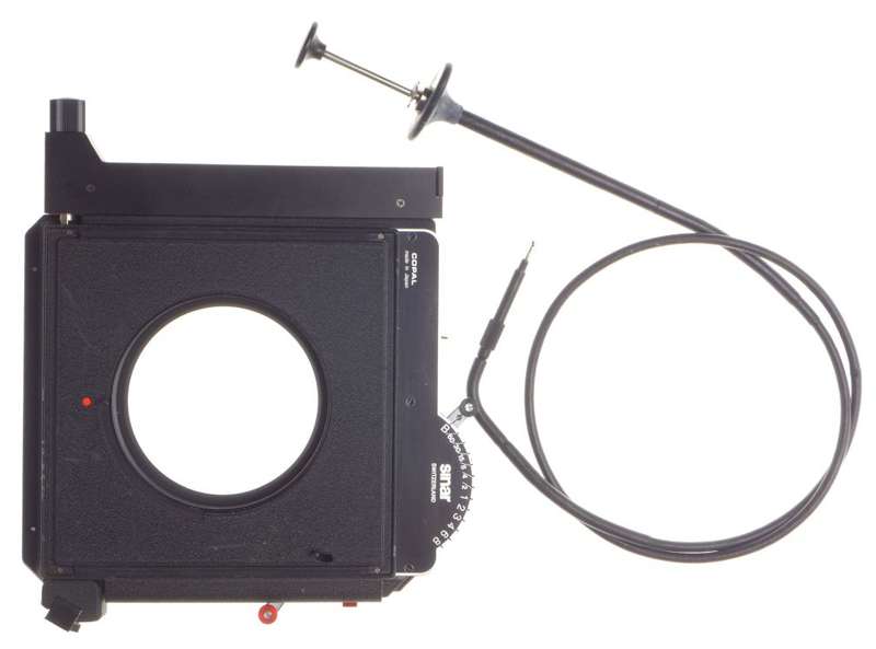 SINAR DB Automatic Copal Shutter auto aperature large format long cable release