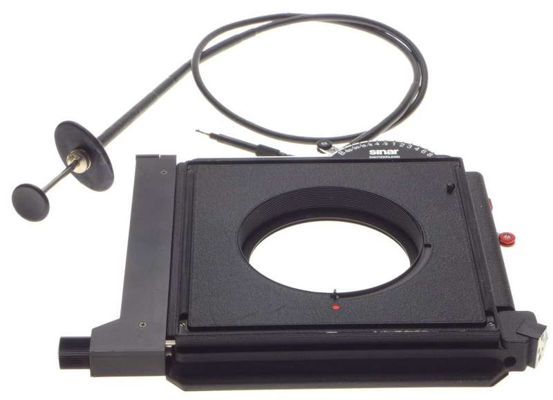 SINAR DB Automatic Copal Shutter auto aperature large format long cable release