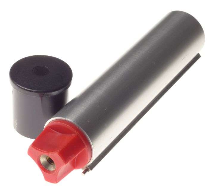 SINAR chrome short mono rail large format field camera accessory with cap 6 inch