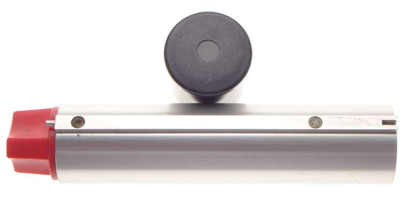 SINAR chrome short mono rail large format field camera accessory with cap 6 inch