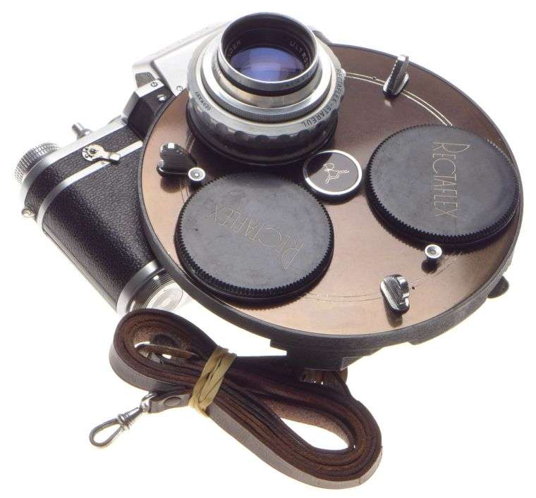 RECTAFLEX ROTOR 3 lens turret vintage rare film camera Voigtlander Ultron 2/50mm