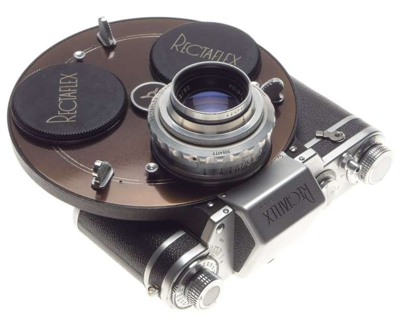 RECTAFLEX ROTOR 3 lens turret vintage rare film camera Voigtlander Ultron 2/50mm