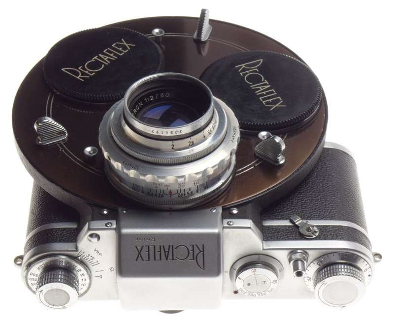 RECTAFLEX ROTOR 3 lens turret vintage rare film camera Voigtlander Ultron 2/50mm