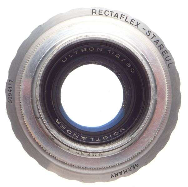 RECTAFLEX ROTOR 3 lens turret vintage rare film camera Voigtlander Ultron 2/50mm