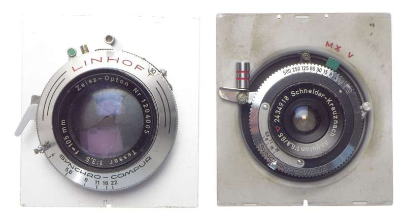 Linhof Super Technika IV 6x9 set 2x lenses Zeiss opton 1:3.5/105 Tessar 6.8/65mm