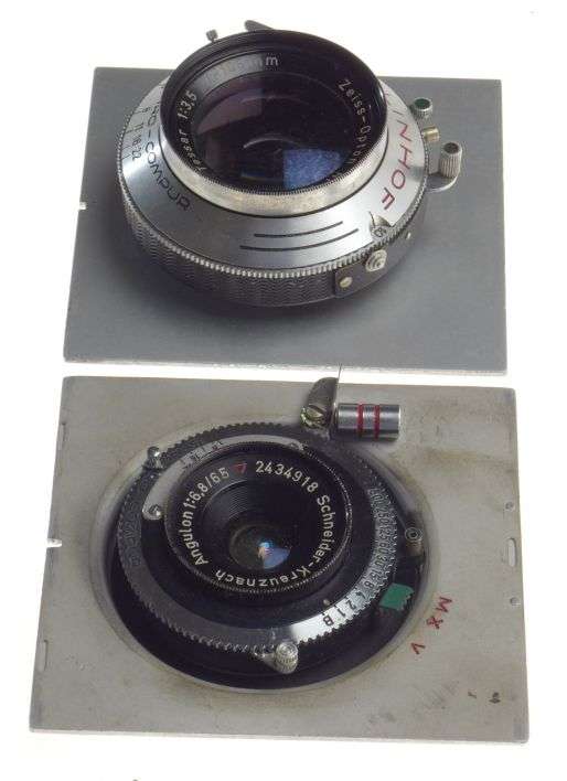 Linhof Super Technika IV 6x9 set 2x lenses Zeiss opton 1:3.5/105 Tessar 6.8/65mm