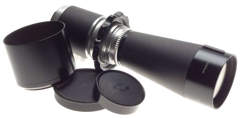 Hasselblad Zeiss Tele-Tessar 8/500mm f=500mm pig skin case 1:8 f=500mm hood caps