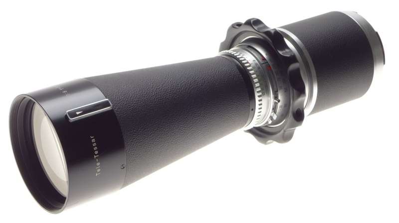 Hasselblad Zeiss Tele-Tessar 8/500mm f=500mm pig skin case 1:8 f=500mm hood caps