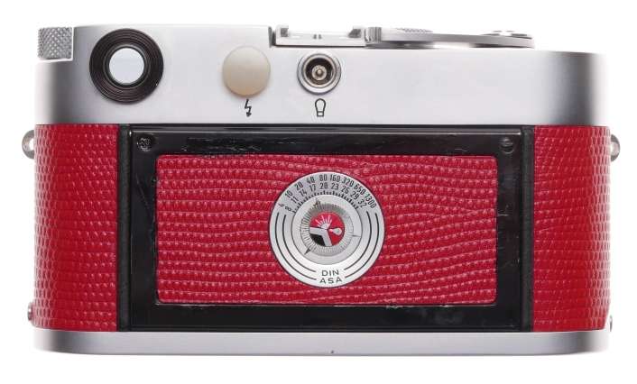 Leica M3 Just Serviced Rangefinder 35mm film camera body re skinned Red #1008511