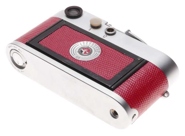 Leica M3 Just Serviced Rangefinder 35mm film camera body re skinned Red #1008511