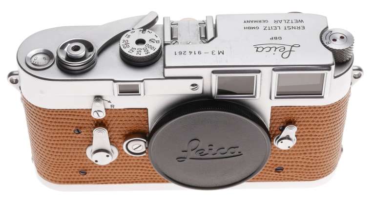 Leica M3 Just Serviced Rangefinder film camera body re skinned Lizzard #914261