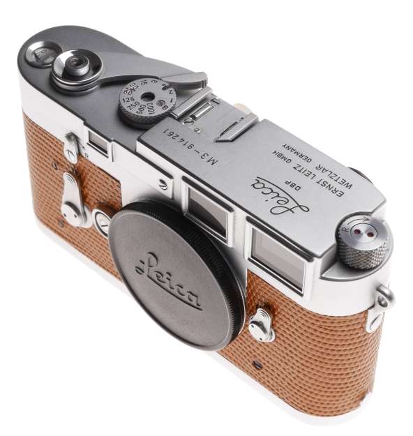 Leica M3 Just Serviced Rangefinder film camera body re skinned Lizzard #914261