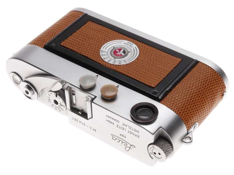 Leica M3 Just Serviced Rangefinder film camera body re skinned Lizzard #914261