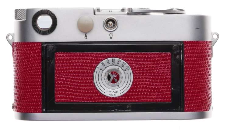 Leica M3 Just Serviced Rangefinder 35mm film camera body re skinned Red #952824