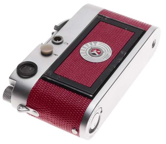Leica M3 Just Serviced Rangefinder 35mm film camera body re skinned Red #952824