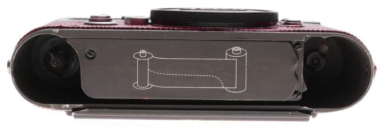 Leica M3 Just Serviced Rangefinder 35mm film camera body re skinned Red #952824