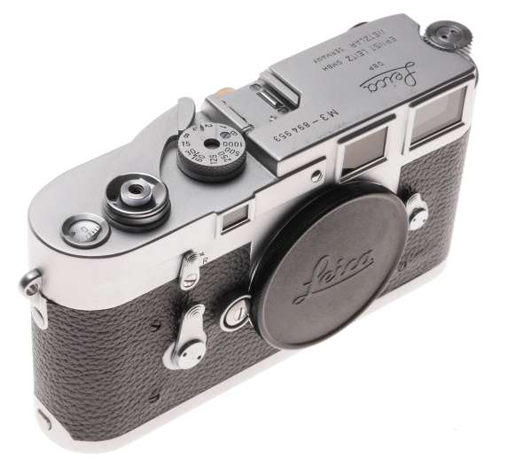 Leica M3 Just Serviced Rangefinder 35 film camera body re skinned Black #894953