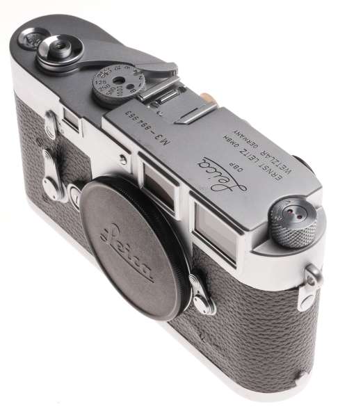 Leica M3 Just Serviced Rangefinder 35 film camera body re skinned Black #894953