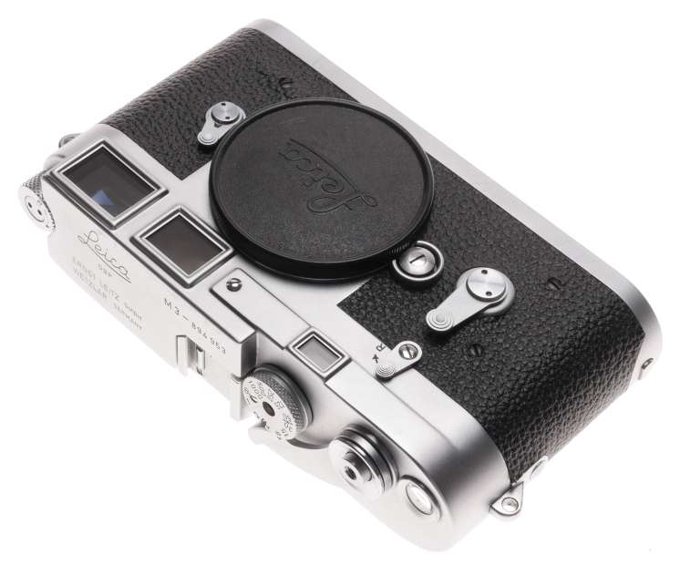 Leica M3 Just Serviced Rangefinder 35 film camera body re skinned Black #894953