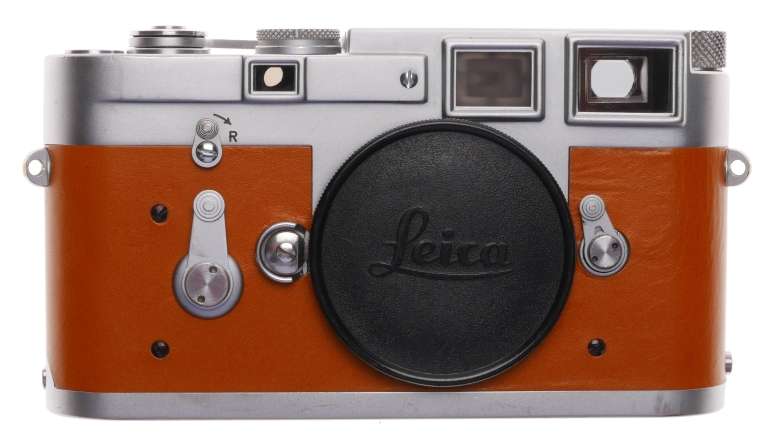 Leica M3 Just Serviced Rangefinder 35mm film camera body re skinned Tan #1073095