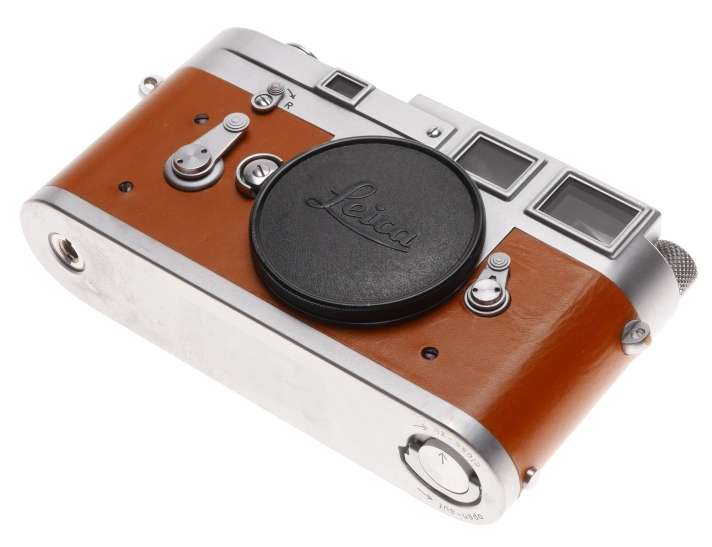 Leica M3 Just Serviced Rangefinder 35mm film camera body re skinned Tan #1073095