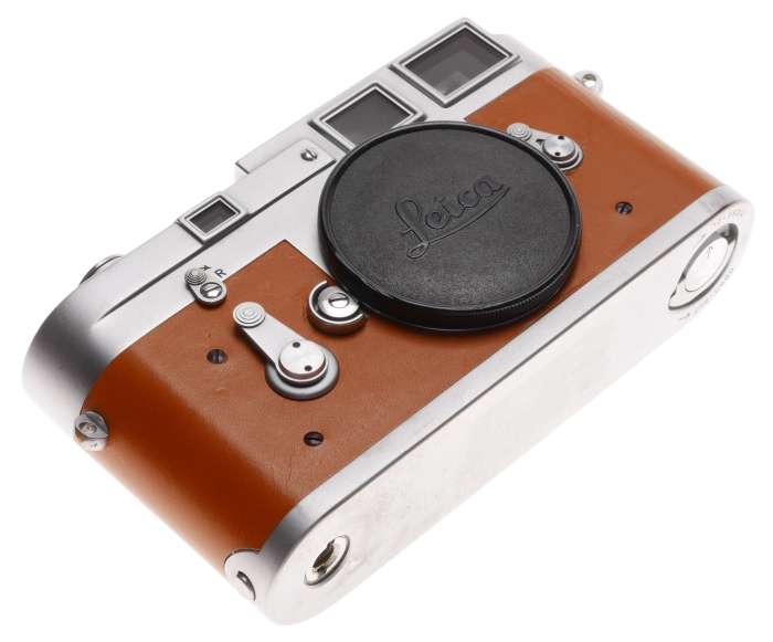 Leica M3 Just Serviced Rangefinder 35mm film camera body re skinned Tan #1073095