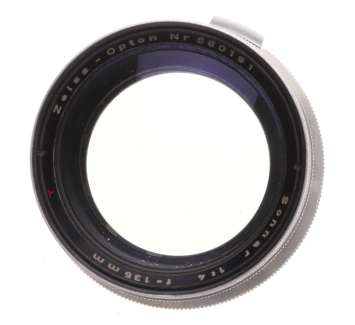 Zeiss Opton Red T Sonnar 1:4 f=13.5cm Chrome Mint- RF camera prime lens 4/135mm