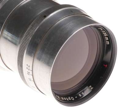 Zeiss Opton Red T Sonnar 1:4 f=13.5cm Chrome Mint- RF camera prime lens 4/135mm
