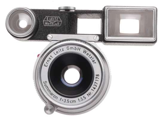 Mint Summaron f=3.5 1:3.5 wide angle 3.5/35mm Leica RF lens with Goggles Leitz