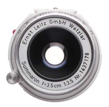 Mint Summaron f=3.5 1:3.5 wide angle 3.5/35mm Leica RF lens with Goggles Leitz