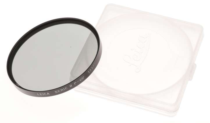 Leica Serie 8 P-Cir 13372 Polarizing filter boxed MINT Pol amera lens filter
