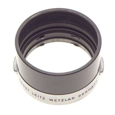 Leitz Snap on Leica chrome 3.5/50mm black camera lens hood shade ITOOY f=50mm