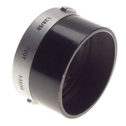 Leitz Snap on Leica chrome 3.5/50mm black camera lens hood shade ITOOY f=50mm