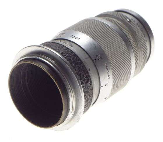 Elmar f=9cm 1:4 Chrome compact 1:4/90mm M39 screw mount Leitz lens rangefinder