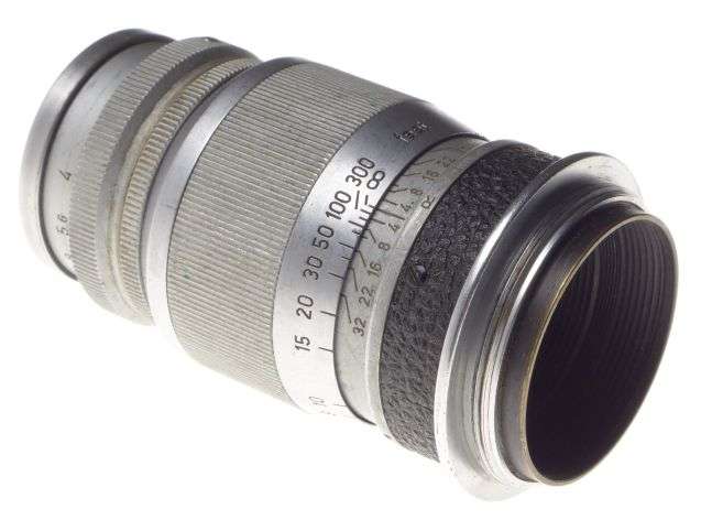 Elmar f=9cm 1:4 Chrome compact 1:4/90mm M39 screw mount Leitz lens rangefinder
